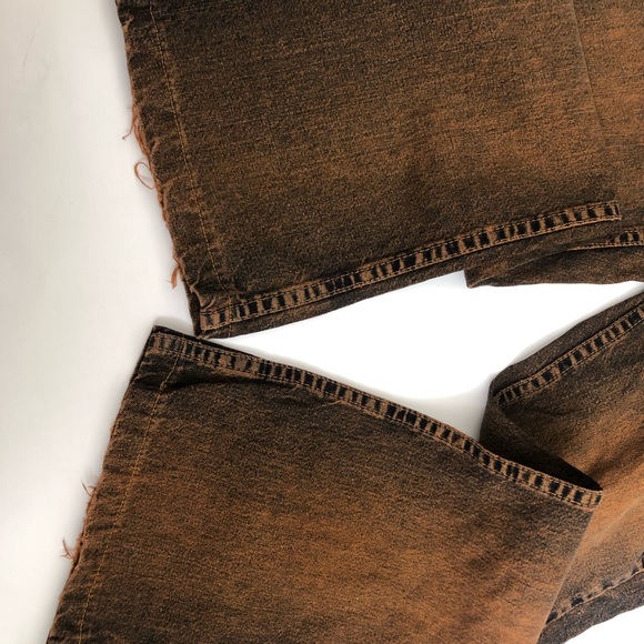 TommyJeans-Vintage Straight Leg Orange/Black Denim - Picture 8 of 11